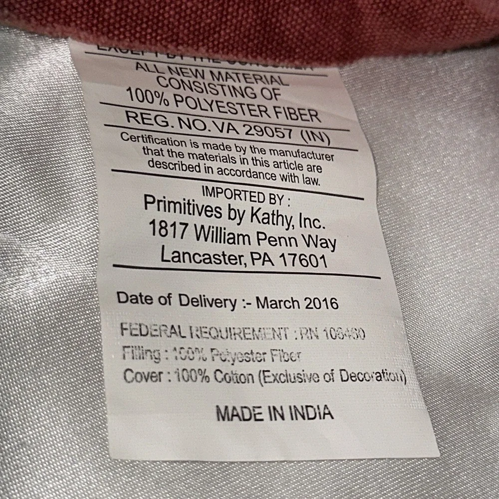 Primitives by Kathy Life Is Better Under The Stars Red Tan Accent Pillow 29646